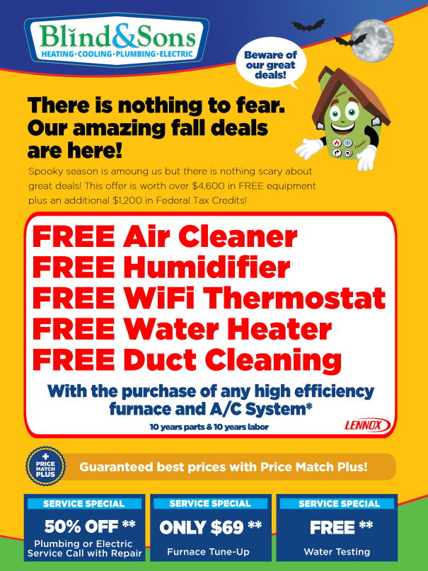 HVAC Special Offers | Blind u0026 Sons