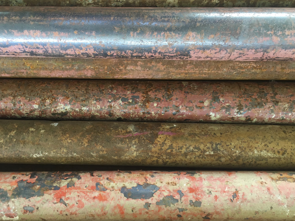 aging metal pipes